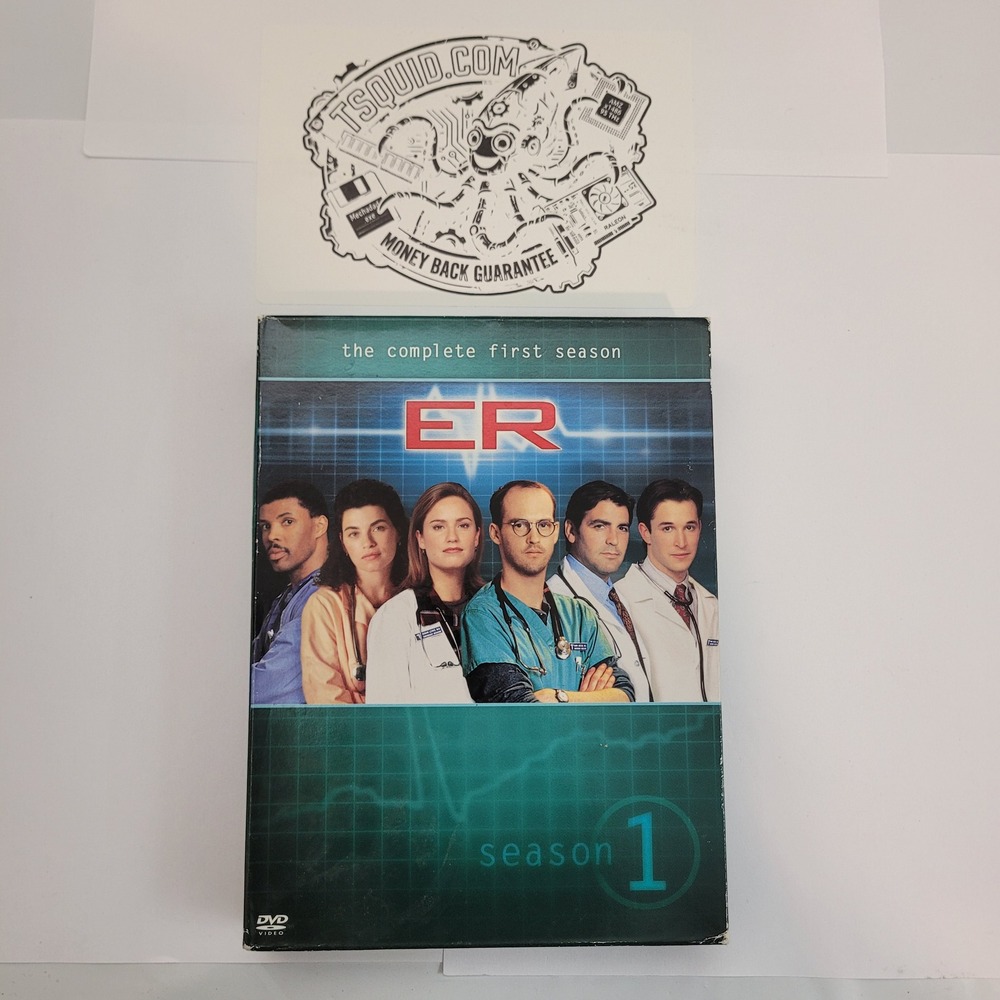 Warner Bros ER The Complete First Season DVD Box Set Medical Drama 90s TV Series